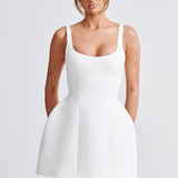 Vestido Mini Claretta  Marfim
