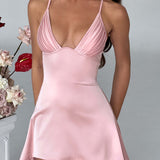 Vestido Mini Clarise - Blush