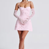 Vestido Mini Dalary - Blush