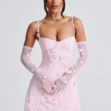 Vestido Mini Dalary - Blush
