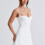Vestido Mini Dalary - Marfim