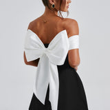 Vestido Mini Delta - Preto/Branco