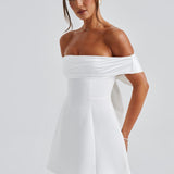 Vestido Mini Delta - Marfim