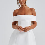 Vestido Mini Delta - Marfim