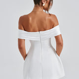 Vestido Mini Delta - Marfim