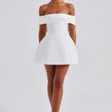 Vestido Mini Delta - Marfim