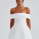 Vestido Mini Delta - Marfim