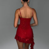 Vestido Mini Dixie - Vermelho Brilhante