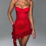 Vestido Mini Dixie - Vermelho Brilhante
