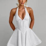 Vestido Mini Doris - Marfim