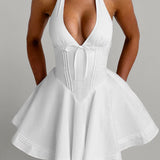 Vestido Mini Doris - Marfim