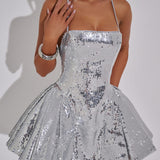 Vestido Mini Electra - Prata