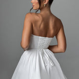 Vestido Mini Evie - Marfim