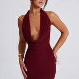 Vestido Mini Fallon - Burgundy