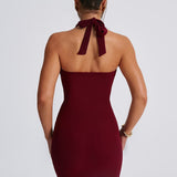Vestido Mini Fallon - Burgundy