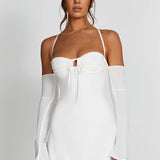 Vestido Mini Fiona - Marfim