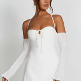 Vestido Mini Fiona - Marfim