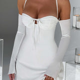 Vestido Mini Fiona - Marfim