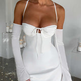 Vestido Mini Fiona - Marfim