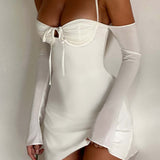 Vestido Mini Fiona - Marfim