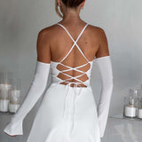 Vestido Mini Fiona - Marfim