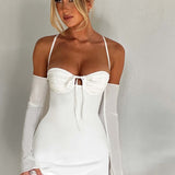 Vestido Mini Fiona - Marfim