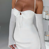Vestido Mini Fiona - Marfim