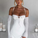 Vestido Mini Fiona - Marfim