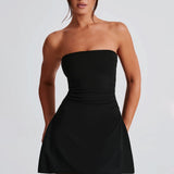 Vestido Mini Fleur - Preto