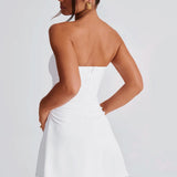 Vestido Mini Fleur - Marfim