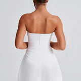 Vestido Mini Fleur - Marfim