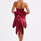 Vestido Mini Freja - Burgundy