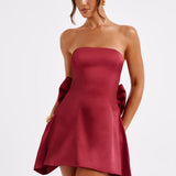 Vestido Mini Freja - Burgundy