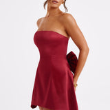 Vestido Mini Freja - Burgundy