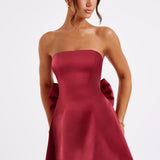 Vestido Mini Freja - Burgundy