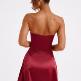 Vestido Mini Freja - Burgundy