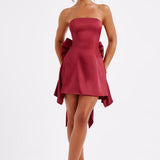 Vestido Mini Freja - Burgundy