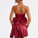 Vestido Mini Freja - Burgundy
