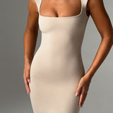 Vestido Mini Frida - Nude