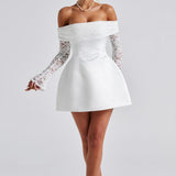 Vestido Mini Georgianna - Marfim