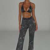 Calça Glacia - Cinza Brilhante