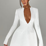 Vestido Mini Greta - Marfim