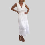 Clara - Vestido midi sem mangas