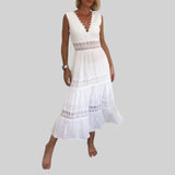 Clara - Vestido midi sem mangas