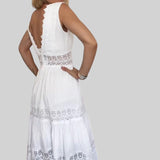 Clara - Vestido midi sem mangas