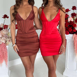 Vestido Mini Izabella - Vermelho