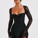 Vestido Mini Jacinta - Preto