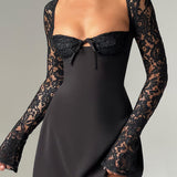 Vestido Mini Jacinta - Preto
