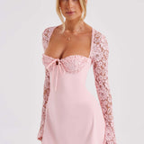 Vestido Mini Jacinta - Blush