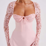 Vestido Mini Jacinta - Blush